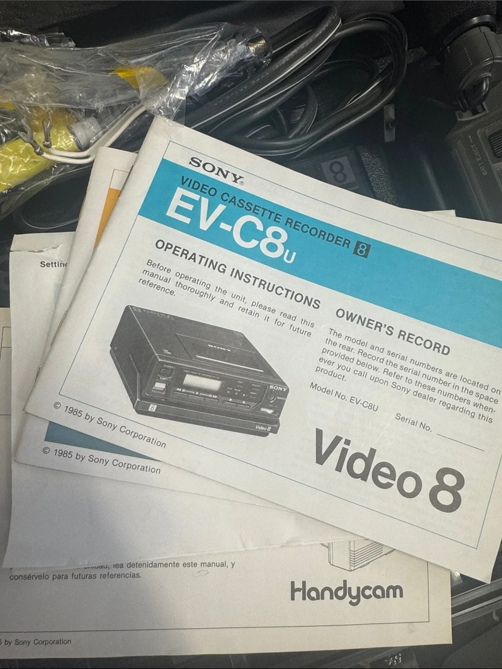 Sony compact video8